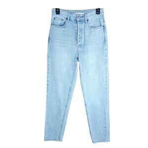 PacSun Womens Ultra High Rise Slim Jeans 26 Light Wash Button Fly Denim Chic